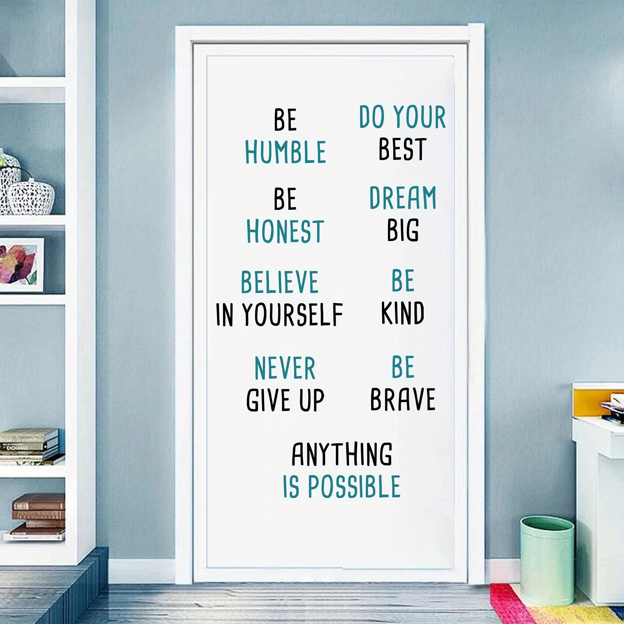 Inspire Home Removable Wall Decals Positive Words Temu