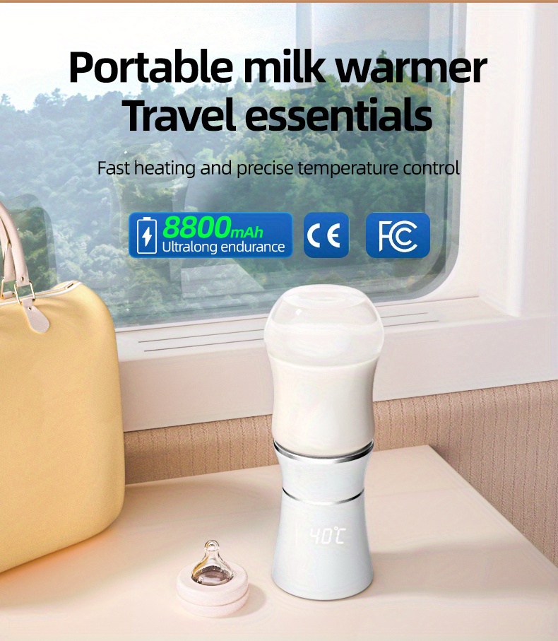Chauffe-biberon Rechargeable chauffe-lait Portable pour chauffe