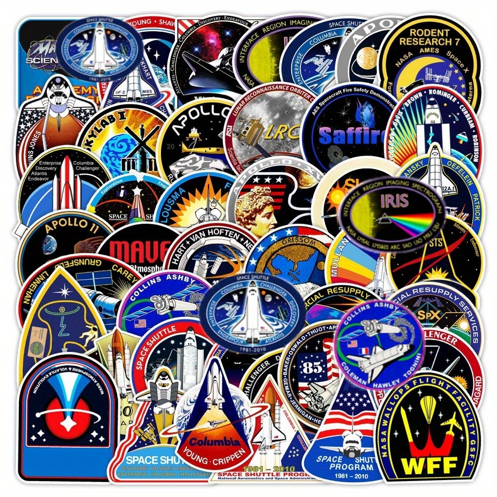 Pegatinas Para Niños De La Nasa Galaxy Space Sticker 50 Uni