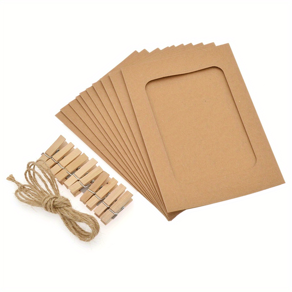 Paper Photo Frames  Cardboard Picture Hanging Kit With - Temu