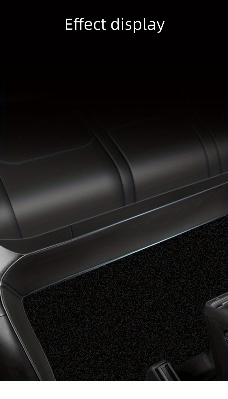 Coussin protecteur de dossier de siège de voiture, coussin anti-coup de  pied pour Tesla Model 3 / Model Y Siège de voiture en cuir et fibre de  carbone, tapis anti-griffes Accessoires 