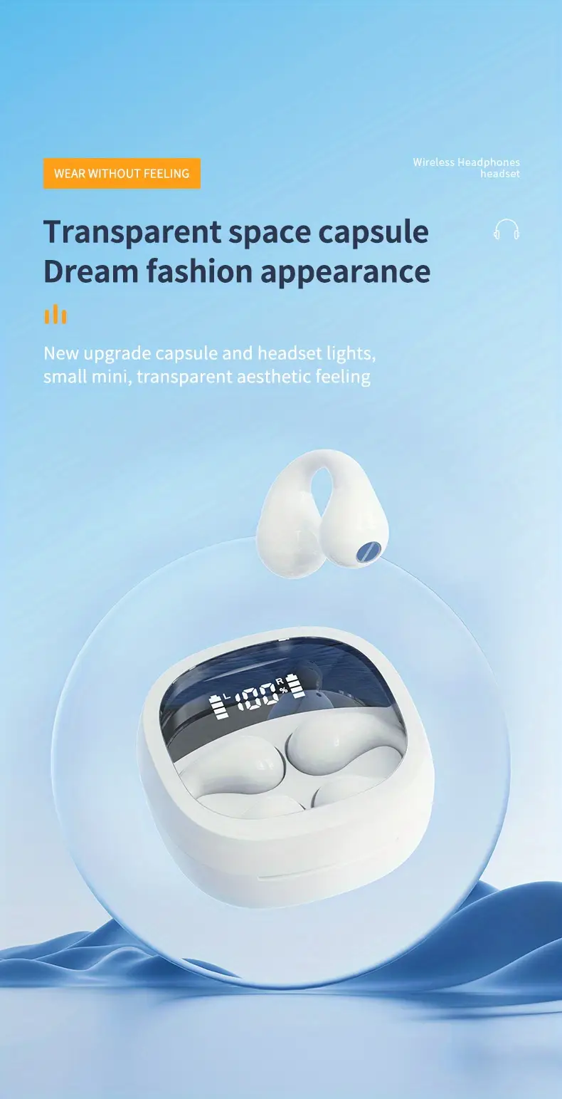 Wireless Earclip Earphones