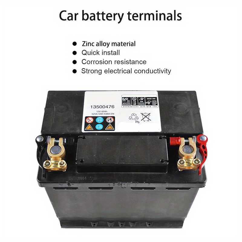 Auto Car Battery Terminal Connector Battery 1 Paire De - Temu Canada