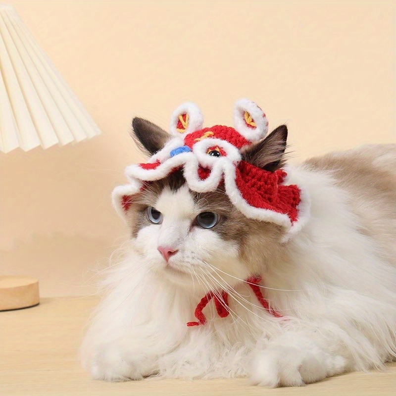 Couvre-chef pour chat,chapeau pour animal de compagnie,accessoire mignon et  amusant pour chien et chaton,oreilles de lapin - Type Headgear-L