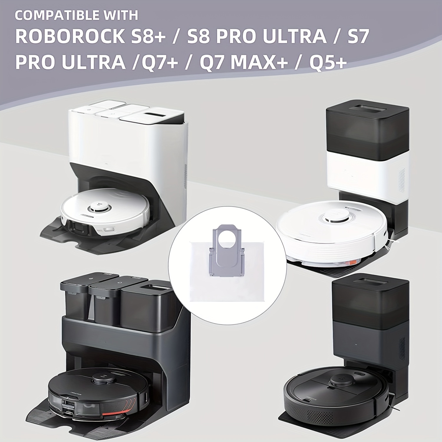 20 Pack Bolsa Polvo Repuesto Roborock S8 / S8 Pro Ultra / S7 - Temu Mexico