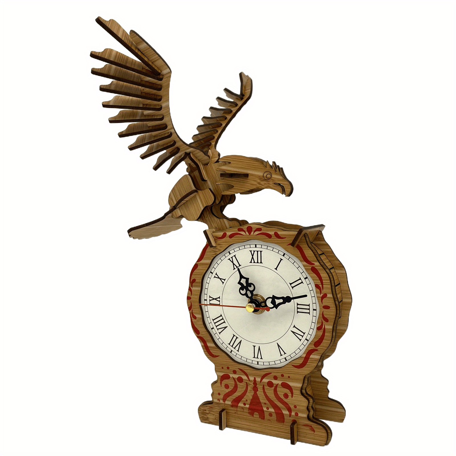 Horloge mécanique pour enfants DIY Puzzle en bois 3D Jeu peut être tourné  Kits de modèles d'assemblage Jouets d'anniversaire Xmas Gifts pour fille  Fils Garçons Filles 6 ans et plus - Temu