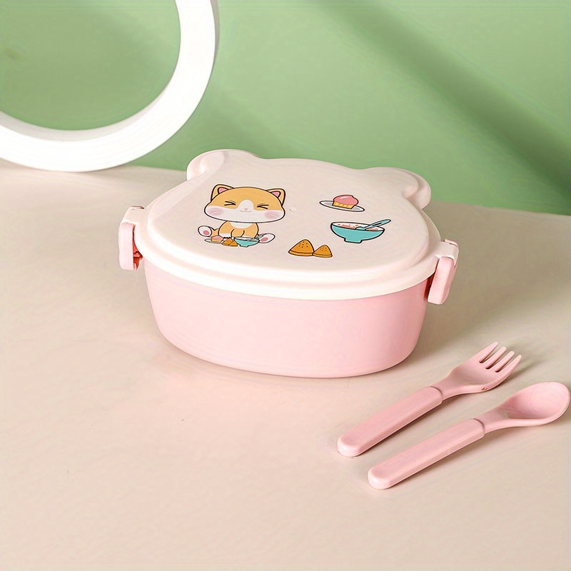 Kids' Adorable Cartoon Lunch Box Perfect For School - Temu