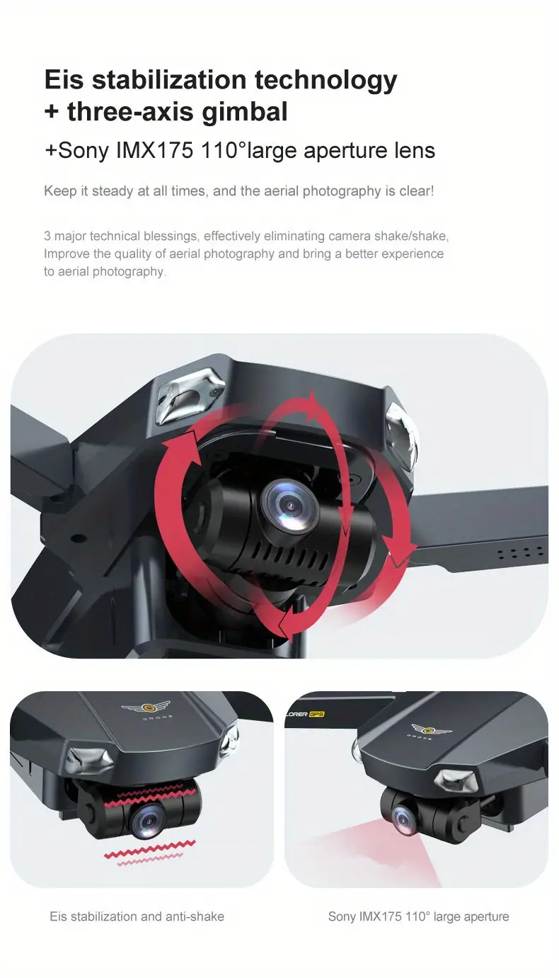 x20 gps brushless drone 360 laser obstacle avoidance 3 axis ptz fpv headless mode intelligent return 3 modes switching main camera transmission frame rate 25 fps adult aerial photography drone details 10