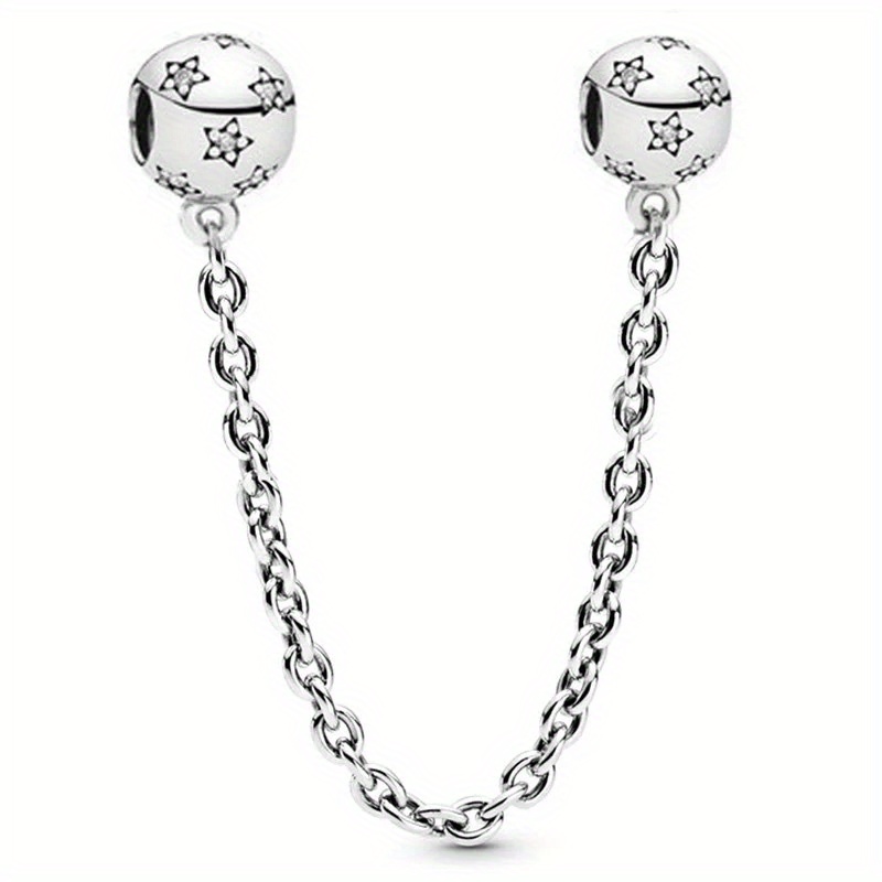 Silvery Assorted Styles Safety Chain, Suitable For A Variety Of Bracelets,  Semi-finished Accessories - Temu United Arab Emirates