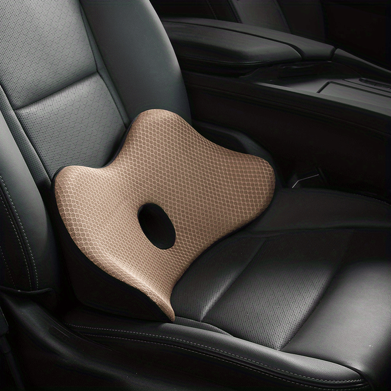 Car Seat Memory Foam Cushion Cover Sciatica & Lower Back Pain Relief For  Driving