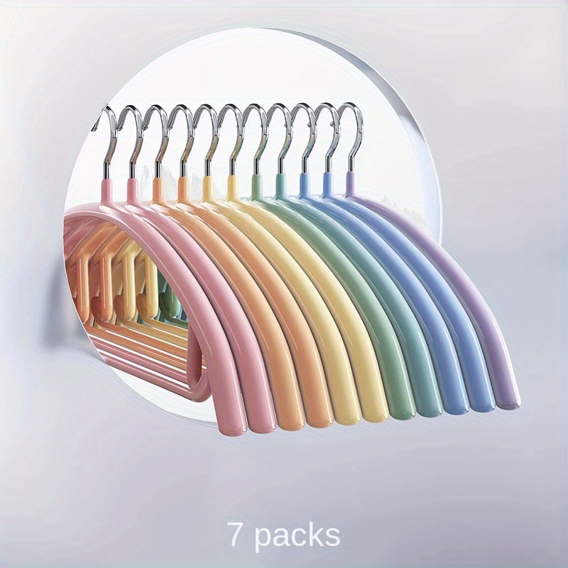 Children's Clothes Hangers, Retractable Non-marking Non-slip Clothes Hangers,  Multifunctional Household Coat Hangers, Stackable Plastic Clothes Hanger  (wings Can Be Rotated And Retracted) - Temu