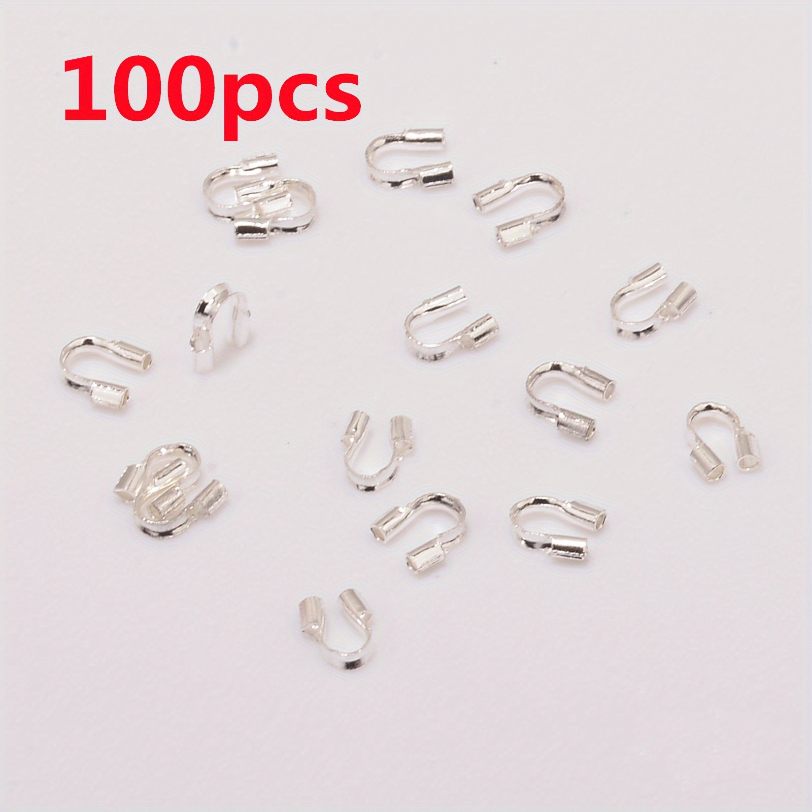 Stainless Steel Rope Chain Cords Crimp Bead End Jewelry - Temu Canada