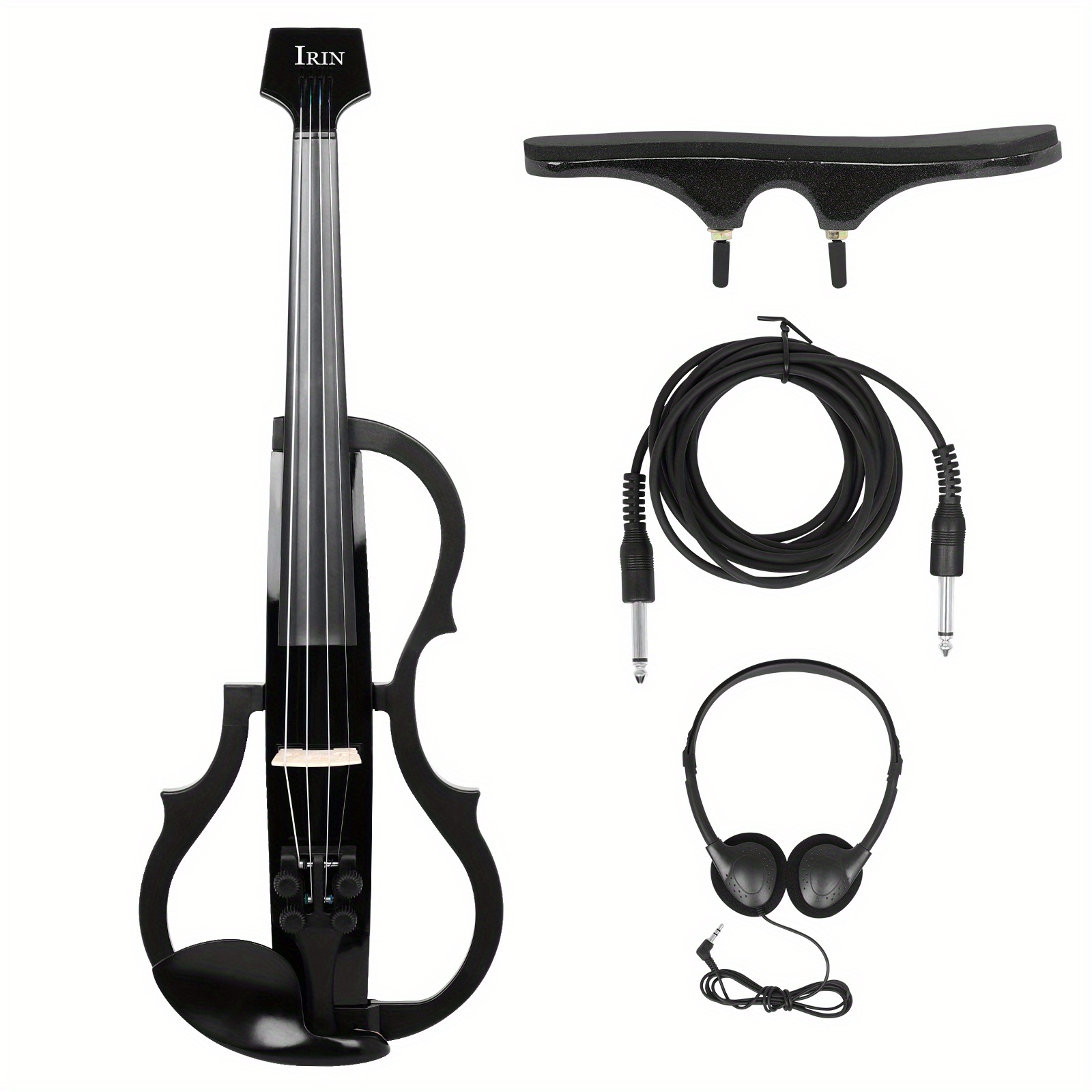 ZNDS intelligent 4/4 silent electric violin carbon fiber body ABS wrapped  edge (with headphones + connection cable + shoulder rest)