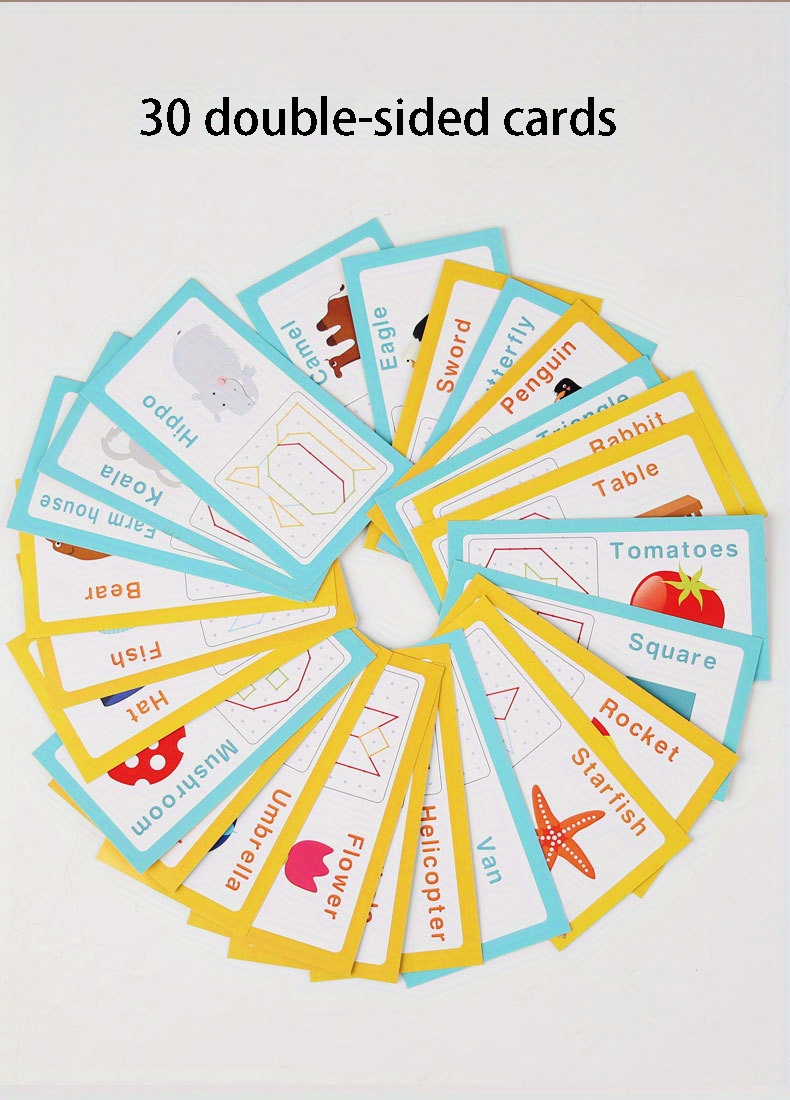 Montessori Geometry Math Teaching Aids Children Shape Temu