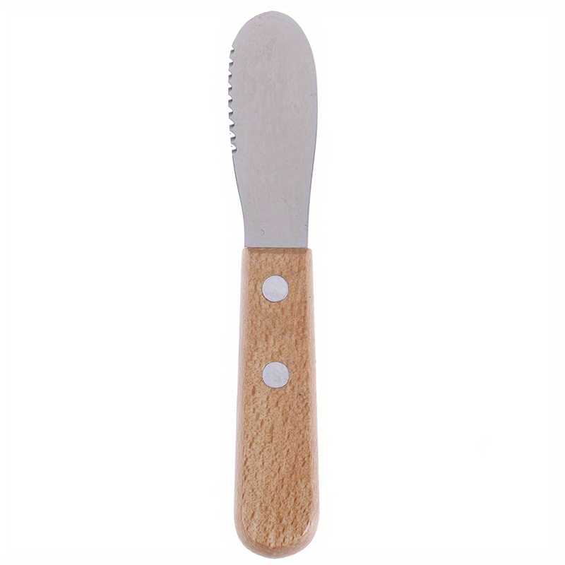 Kitchen Butter Knife Coated Bread Toast Cheese Jam Cream Peanut Butter  Spatula Scraper Standing Spatula Sauce Knife Scraper For Restaurant - Temu  Belgium