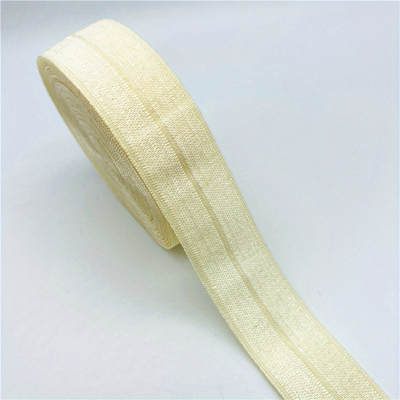 5yard 1cm Elastic Band for Garment Accessories Golden Silver Wire Nylon  Brushed Elastic Shoulder Strap Underwear streches trims
