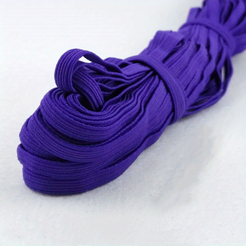 Flat Elastic Band for Sewing 1/8 x 109 Yards Violet Stretch Strap Roll