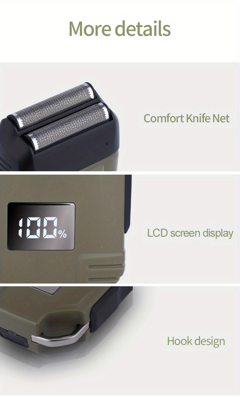 New Cool Professional Foil Shaver Cordless Electric Razor Temu Australia