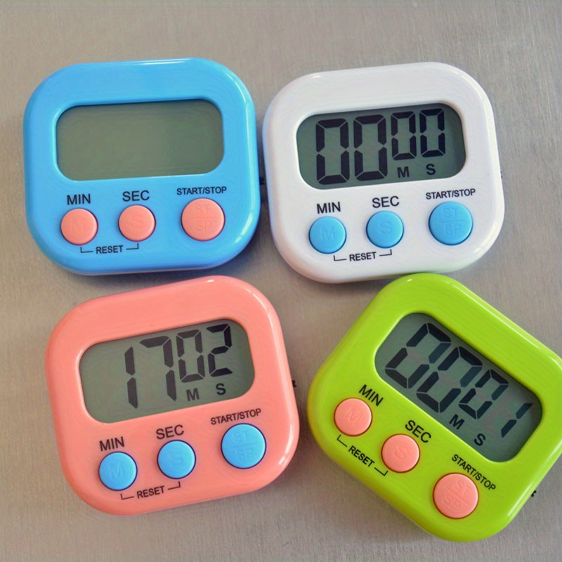 Digital Kitchen Timer, 3.8'' Large LED Display Countdown Countup Timer,  Timer for Kids, Classroom Magnetic Timer, Adjustable Volume, Brightness,  Easy