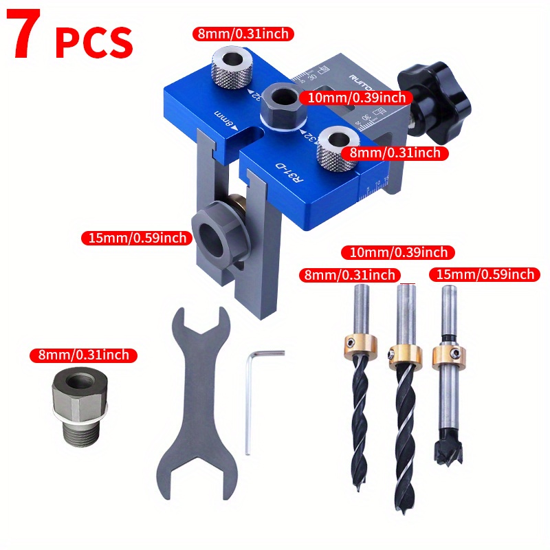 Pocket-Hole Jig 7pce