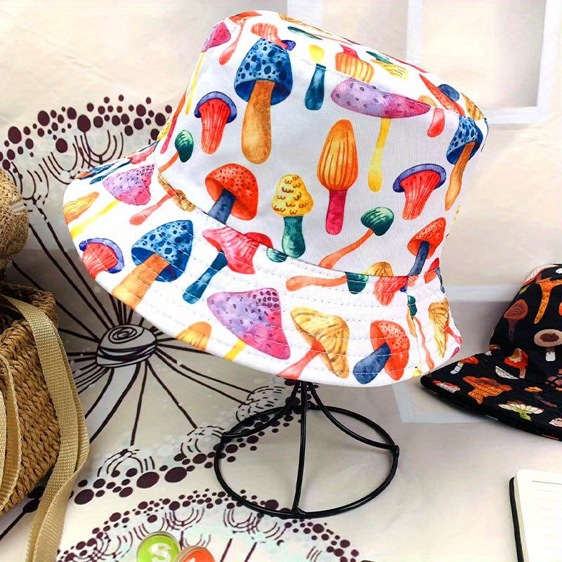 Hip hop Mushroom Graffiti Fisherman Hat