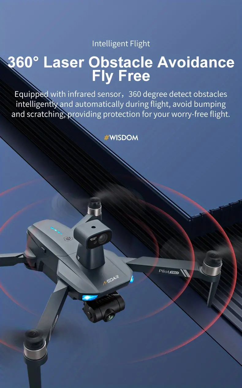x19 drone 2 axis ptz hd pixel gps 360 laser obstacle avoidance 5g fpv headless mode intelligent following professional adult aerial photography uav brushless motor with strong motion details 6