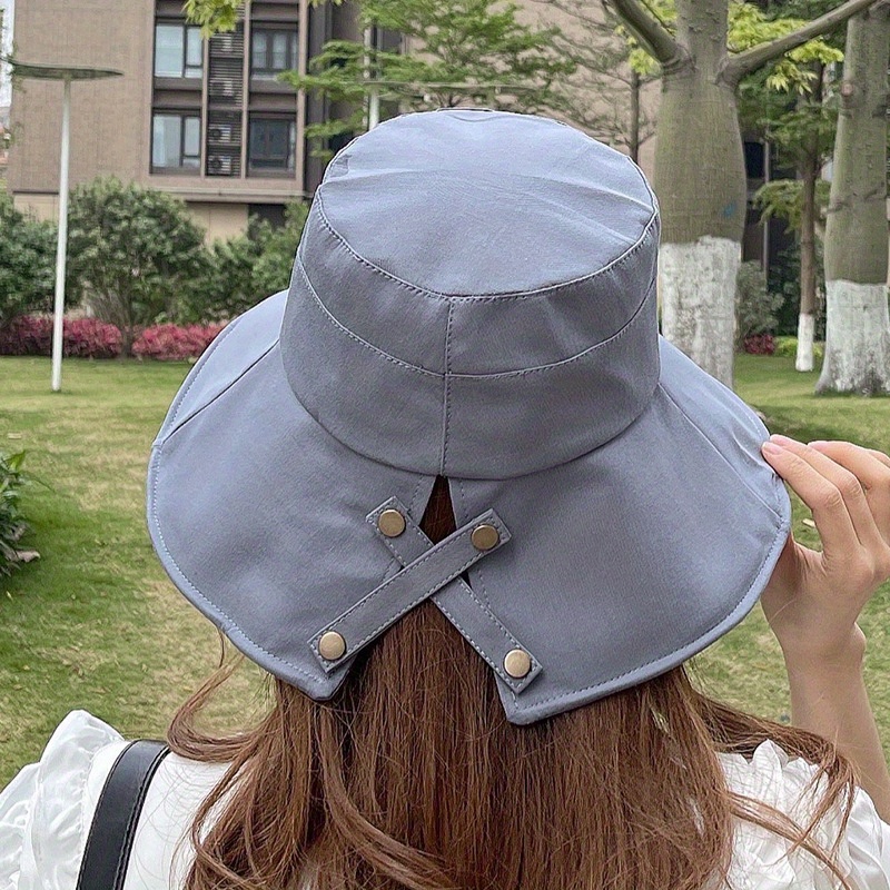 Womens Criss Cross Decor Bucket Hat Elegant Sunshade Summer