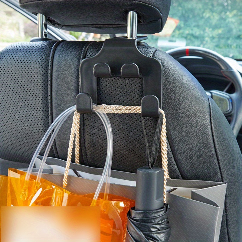 2 Stück Universal Autositz-kopfstützen-haken, Aufbewahrungsbügel Für Auto,  Fahrzeug, Rücksitz, Organizer, Halter, Auto-handyhalter,  Auto-innenraum-zubehör, Auto-mithelfer, Auto-mithelfer-innenraum