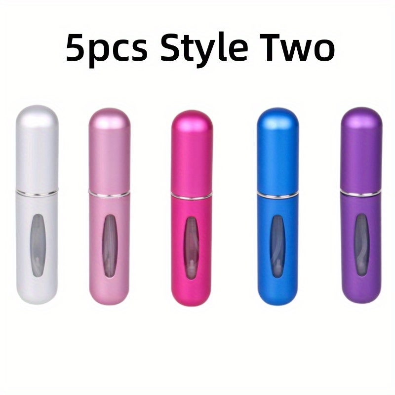 5PCS 5ml Perfume Spray Bottle Portable Atomizer Refillable Mini Bottles