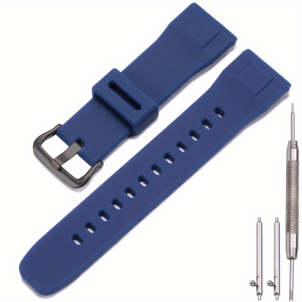 For Casio PROTREK Mountaineering watchband PRG-600/PRG-650 PRW-6600/ PRW-6800  nylon soft rubber Sports Bracelet men Strap 24mm