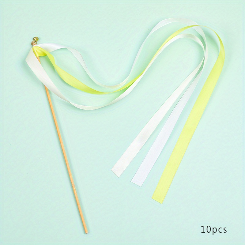 Colorful Ribbon Fairy Stick, Pastel Ribbon Material, Diversity Of Colors,  Wedding Decoration, Party Supplies - Temu Malaysia