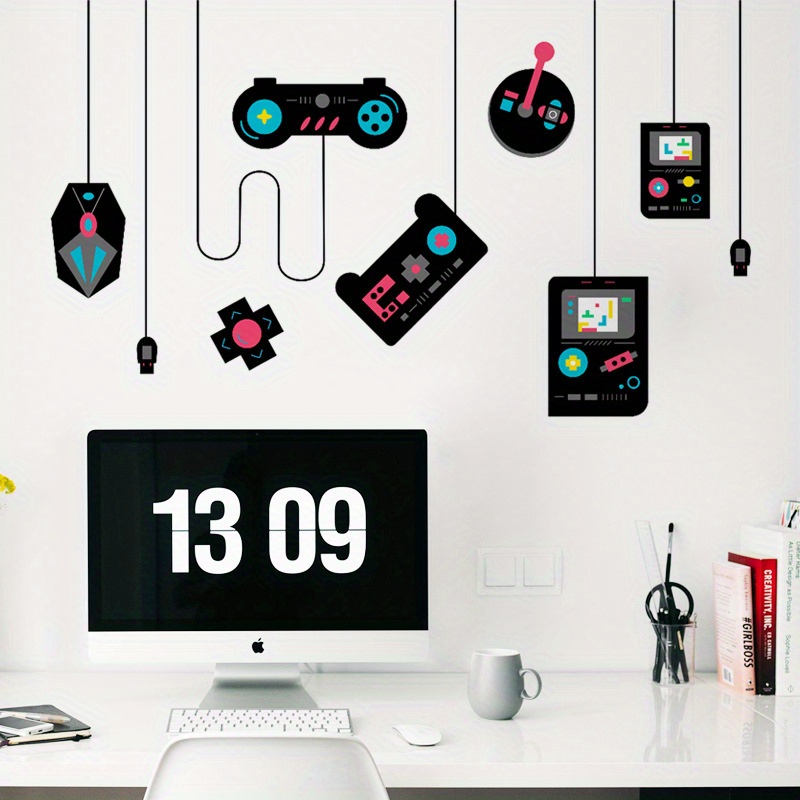 Gamer Room Decor 3 Styles Gaming Wall Decals Stickers Boys Temu Australia