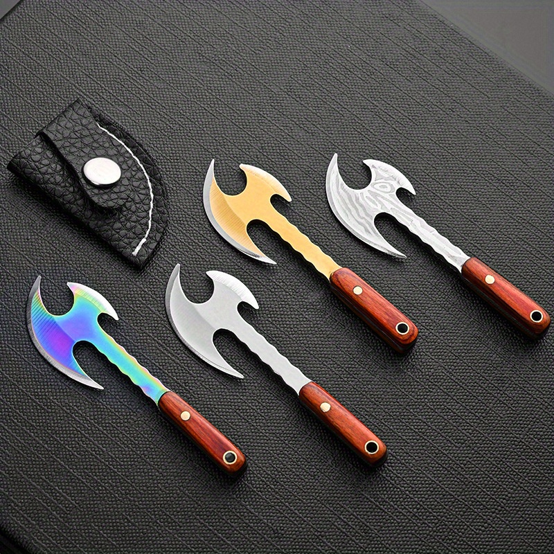 Men's Outdoor Keychain Disassembly Express Knife Non-folding EDC Small Knife Mini Open Embroidery Knife Small Kitchen Knife Portable Opening Axe Knife Accessories Keychain details 6