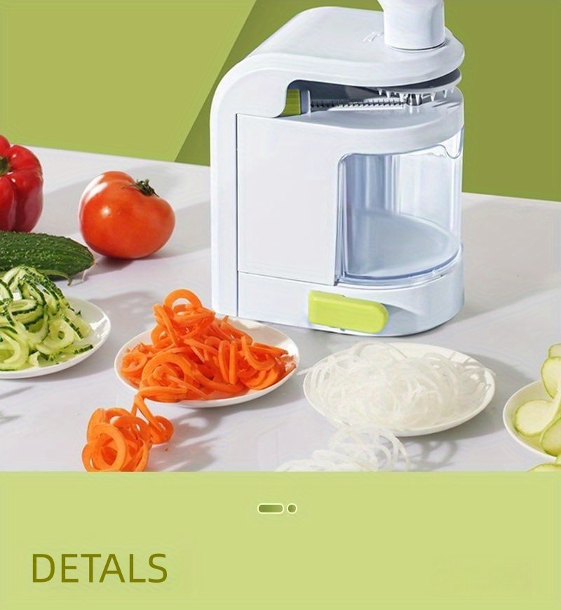 Create Delicious Veggie Noodles Instantly With This Multifunctional Vegetable  Spiralizer! - Temu