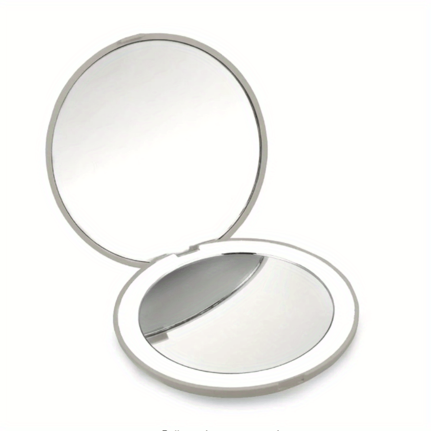 Compact magnifying deals mirror