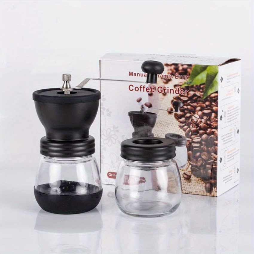 Small Electric Conical Burr Coffee Grinder, One-Touch Portable Ceramic Burr  Grin