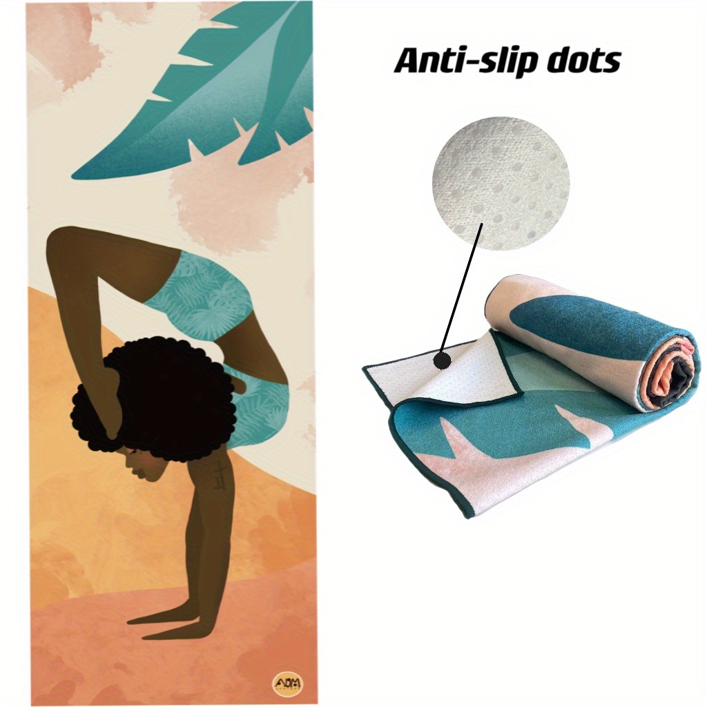 Toalla Yoga Microfibra Absorbente Antideslizante Pilates - Temu