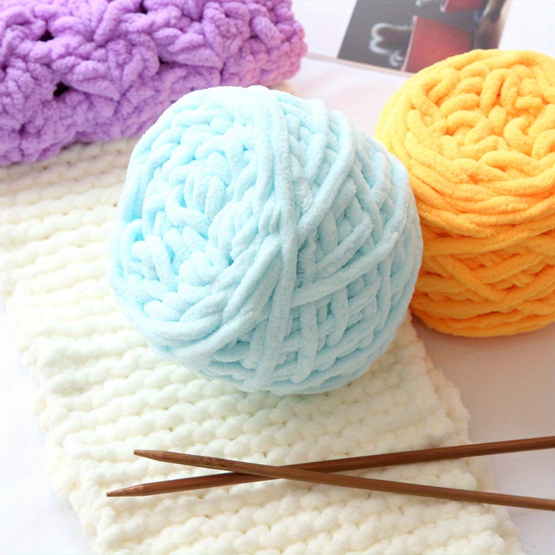 Uheoun Bulk Yarn Clearance Sale for Crocheting, 5PCS Acrylic Line Crochet  Diy Medium Thick Cushion Doll Hook Shoes Line Wool
