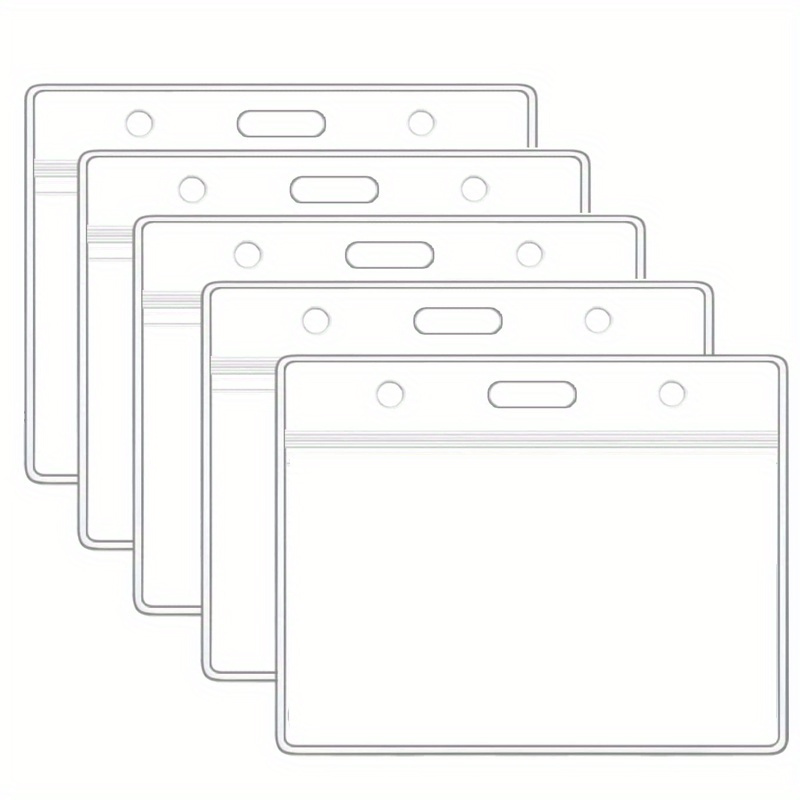2d 5pcs Id Compatible For Id Cards - Cases Suitable For, Events, Exhibitions, Public Transport & Use