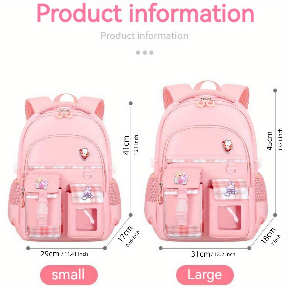 Cute Casual Large Capacity Backpacks School Bag Travel Temu Ireland