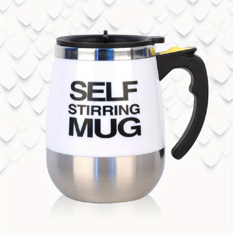 Automatic Stirring Magnetic Mug For Chefs Stainless Steel Electric