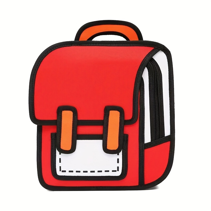 kawaii adesivo do escola mochila saco vetor ícone do fofa japonês
