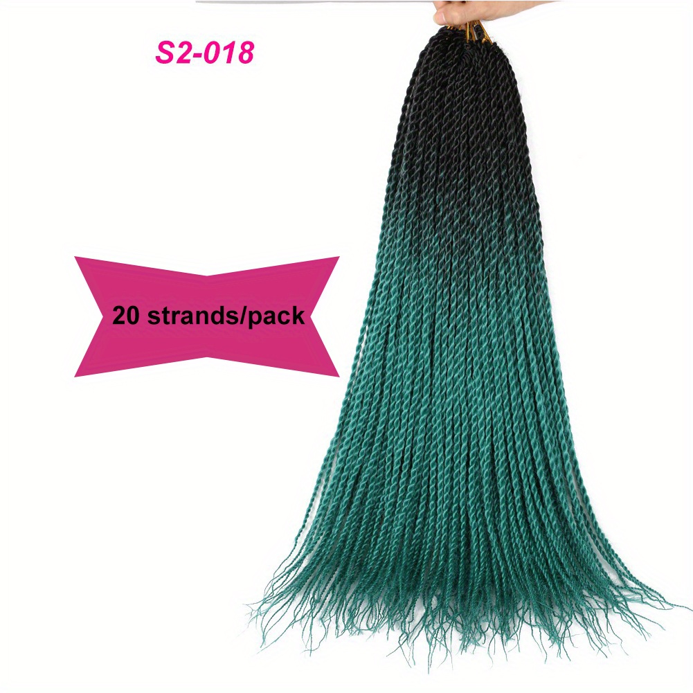 Senegalese Twist Crochet Hair - 8 Packs 26 Inch Crochet Hair For Black  Women, 35 Strands/Pack