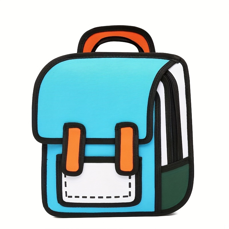 kawaii adesivo do escola mochila saco vetor ícone do fofa japonês