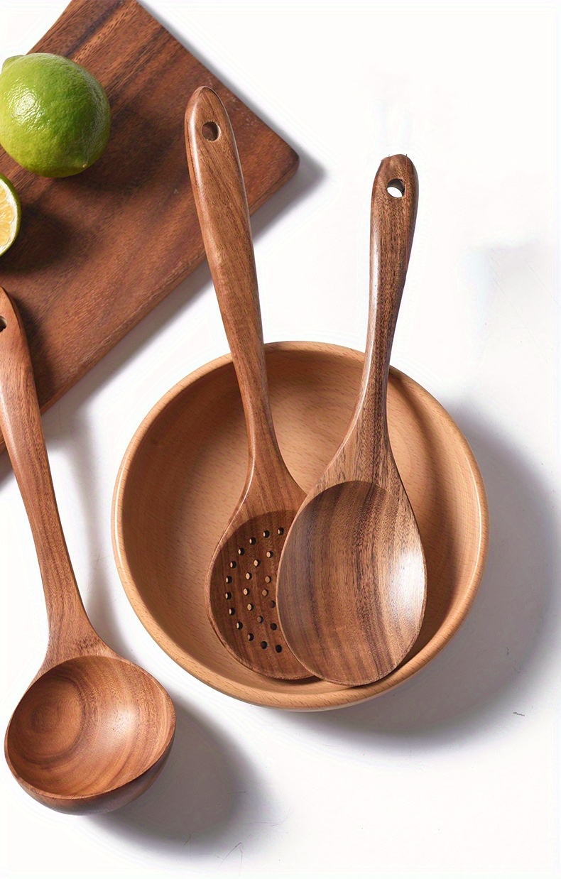 Non stick Wooden Cooking Utensil Set Spoons Spatulas Perfect Temu Ireland