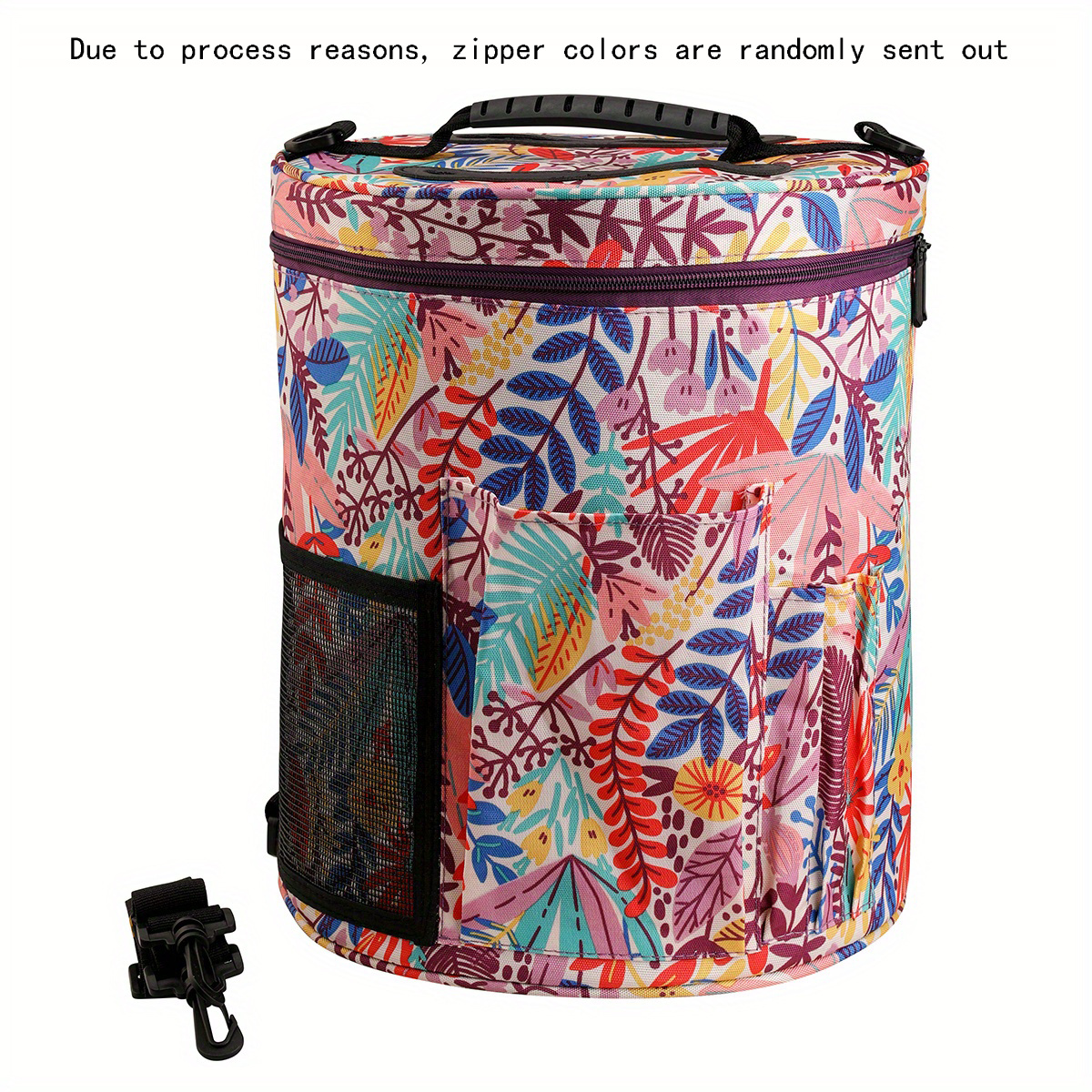 1Pc Bucket Bag Fashion Cylinder Bag Barrel Shape Crossbody Bag Storage Pouch  