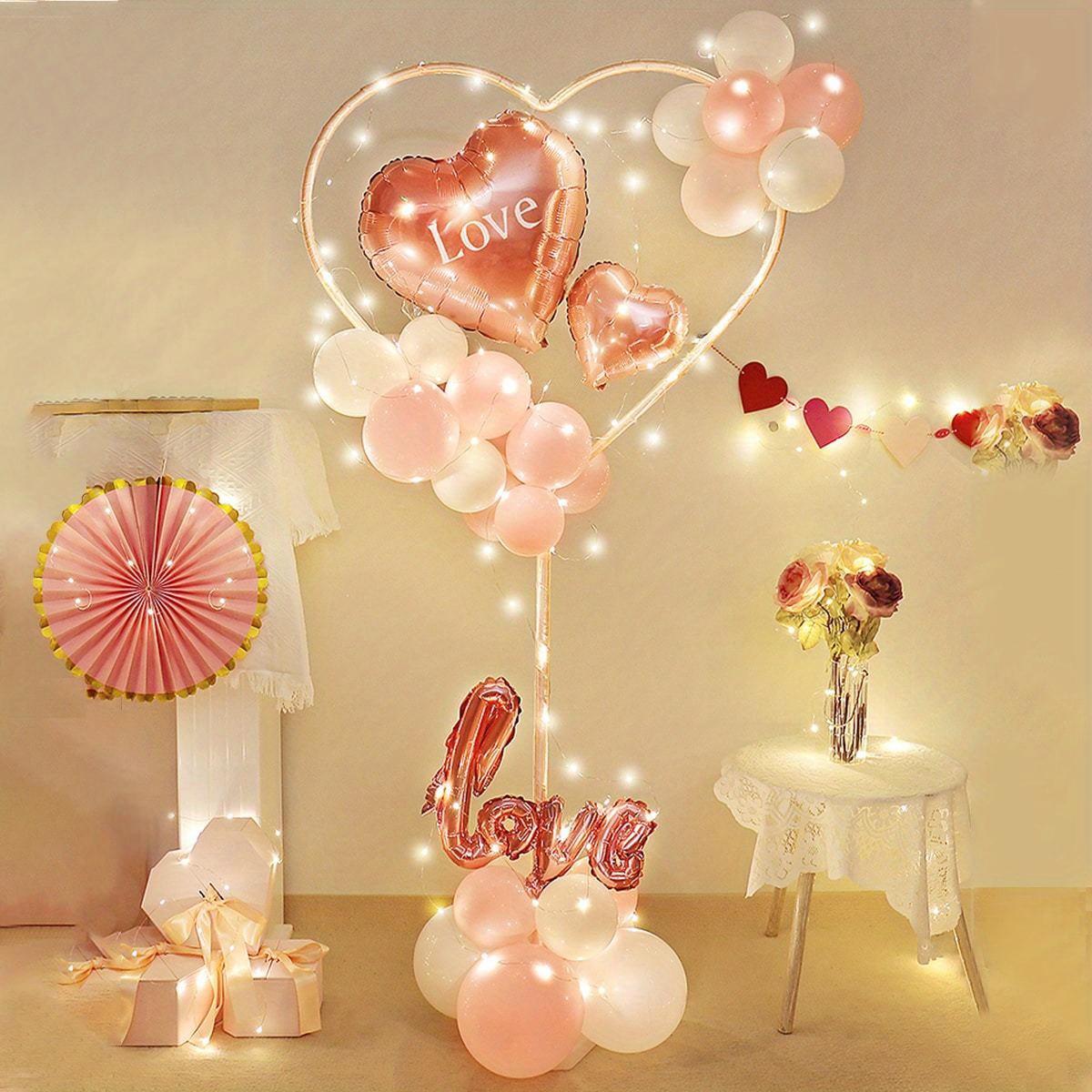 Cotishop - FORMAS / SET - SOPORTE PARA 7 GLOBOS CELESTE X1