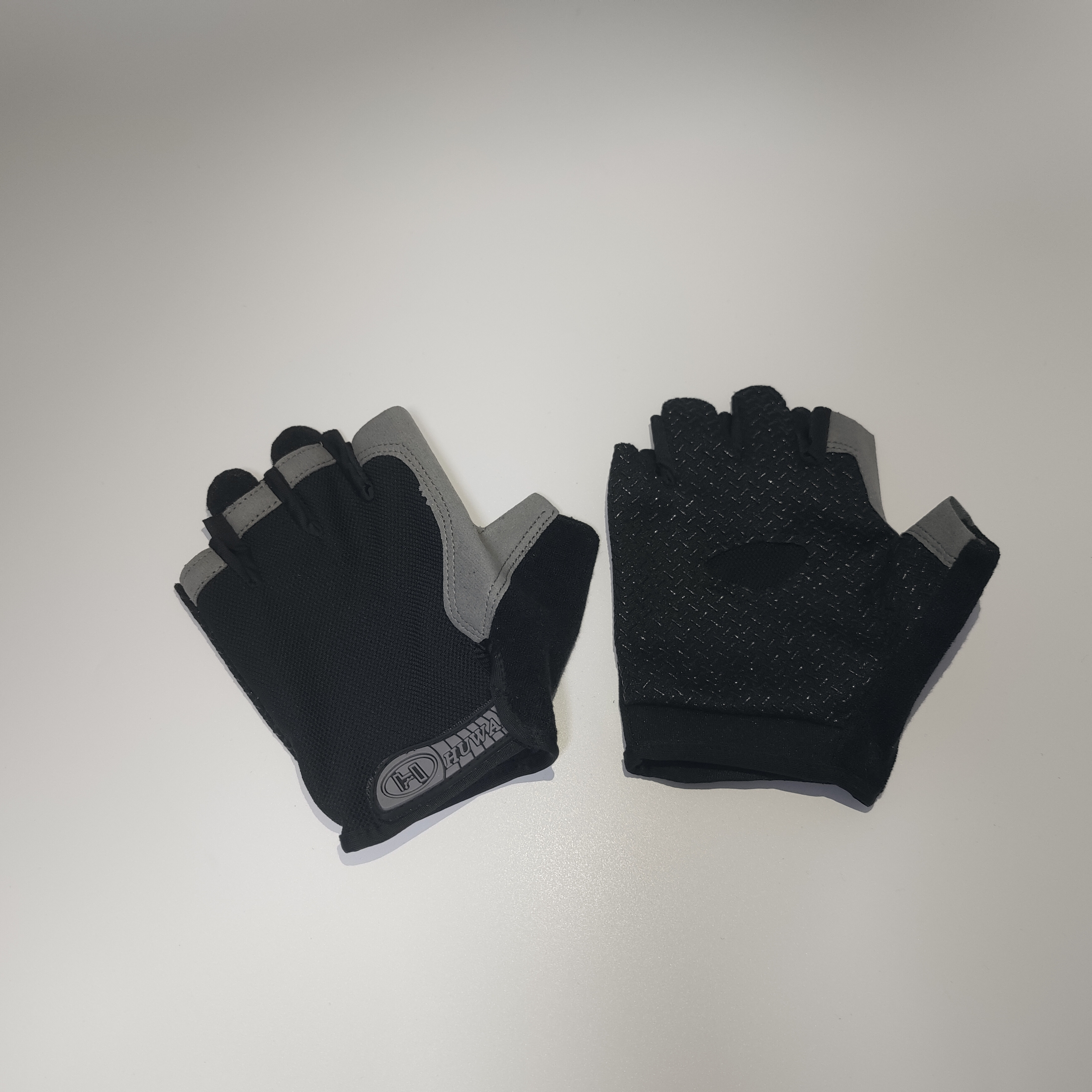 1pair Anti Slip Breathable, Sweat Absorbing, Two Finger Gloves For Outdoor  Cycling And Fishing, Fitness