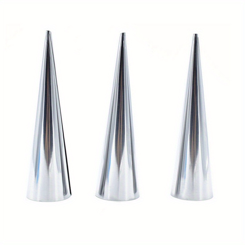 5/12pcs Conical Tube Stainless Steel Croissant Mold Baking Tool Home Garden  Kitchen Dining Bake Ware Baking Pastry Tools