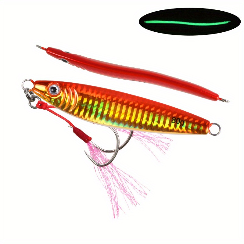 Saltwater Fishing Lures Set Rodent Octopus Bait Glow in the Dark